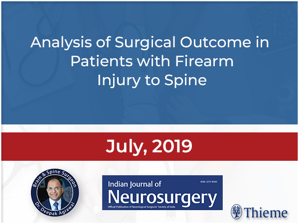 Analysis of Surgical Outcome in Patients with Firearm Injury to Spine