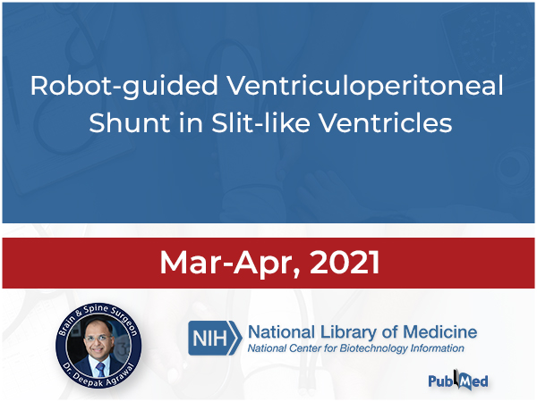 Robot-guided Ventriculoperitoneal Shunt in Slit-like Ventricles