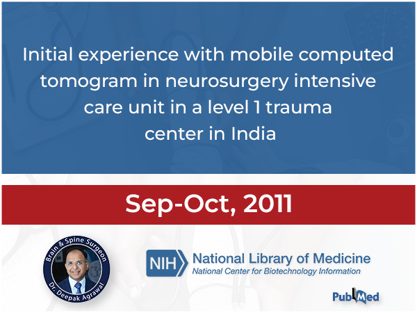 Initial experience with mobile computed tomogram in neurosurgery intensive care unit in a level 1 trauma center in India
