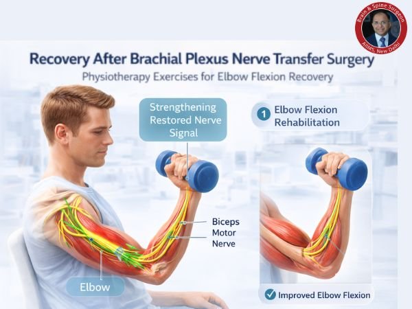 Elbow flexion recovery after surgery