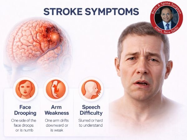 Stroke symptoms explained visually