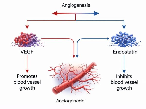 VEGF vs Endostatin (Scientific Diagram)
