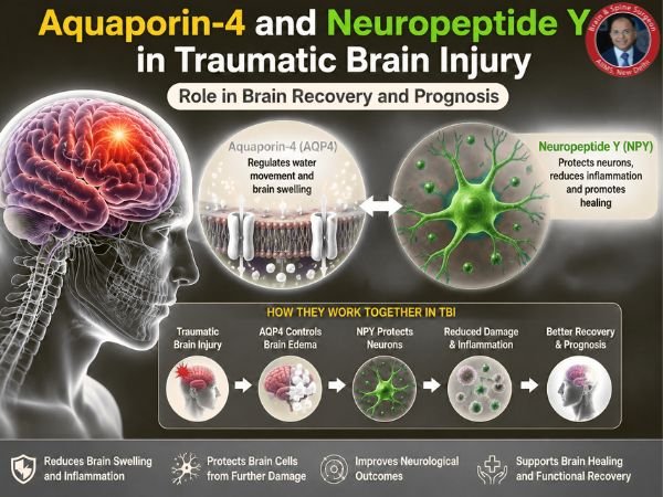 Aquaporin-4 and Neuropeptide Y in TBI