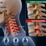 Cervical facet dislocation diagram