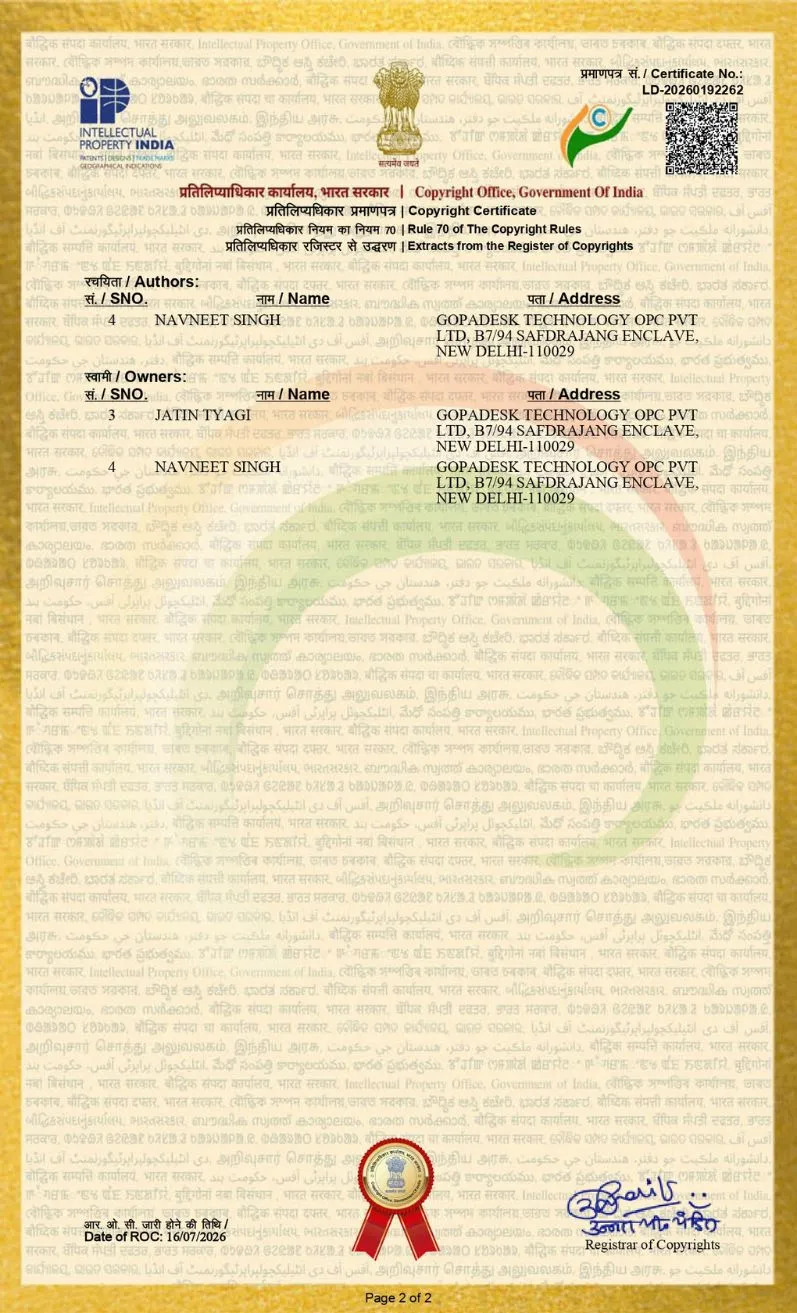 Patent Certificate 7