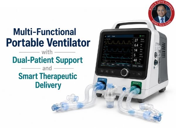 Multi-Functional Portable Ventilator with Dual-Patient