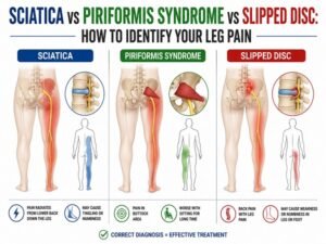 Sciatica vs Piriformis Syndrome vs Slipped Disc Key Differences