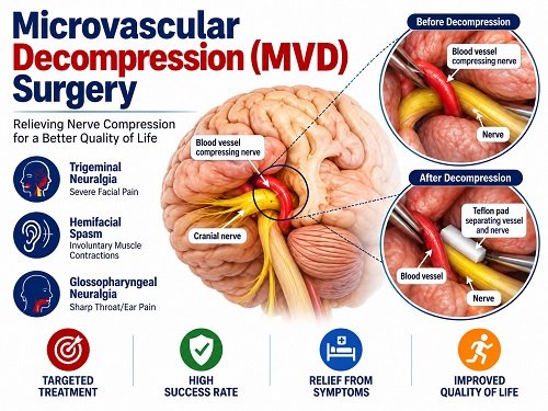 Microvascular Decompression Surgery Infographic